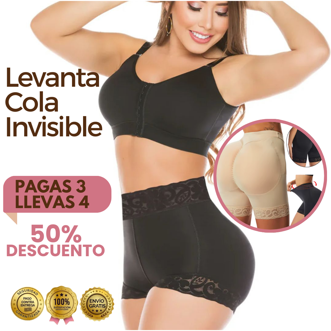 Panty Levanta Cola Invisible Aprovecha  Compra 3 Lleva 4